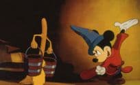 Fantasia The Sorcerers Apprentice Mickey Mouse Film Frame Postcard