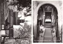 Fantoft Stavkirke Bergen 2x 1950s Norway RPC Postcard s