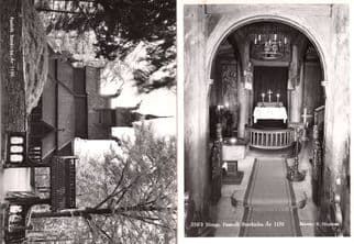Fantoft Stavkirke Bergen 2x 1950s Norway RPC Postcard s