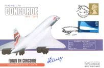 Farewell To Concorde Flown Cover Hand Signed David Leney Pilot FDC