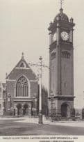 Farley Clock Tower West Bromwich Midlands Postcard