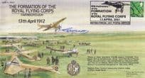 Farnborough Formation Of The Royal Flying Corps Military Pilot WW1 Hand Signed FDC