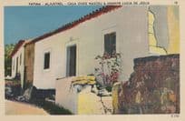 Fatima Aljustrel Portugal Lucia Shrine De Jesus Old Linen Postcard