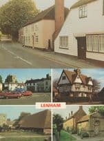 Faversham Road Lenham Square Kent Limited Edition 2x Postcard