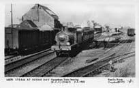 Faversham Train Herne Bay Station in 1953 Pamlin Prints Railway RPC Postcard