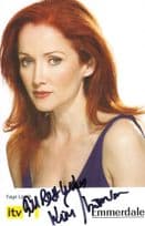Faye Lamb Emmerdale Hand Signed Cast Card Photo