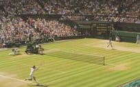 Federer Vs Djokovic Wimbledon Final Television Match Postcard