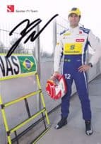 Felipe Nasr Sauber Team F1 Formula One Grand Prix Hand Signed Photo