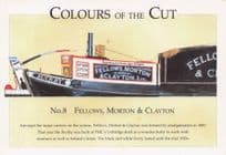 Fellows Morton & Clayton Ship Colours Of The Cut Postcard