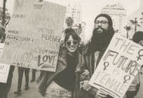 Female Equality The Future Is Women Womens Lib Political March Protest Postcard