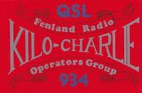 Fenland Peterborough Cambridge Amateur Radio Station Group Postcard QSL Card