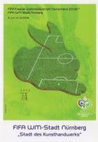 FIFA 2006 World Cup Germany Nurnberg Stadium Fussball Postcard