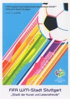 FIFA Stuttgart Football Stadium 2006 World Cup Germany Postcard