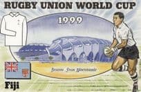 Fiji Stade Mediterrannee Rugby World Cup Stadium Uniform Postcard