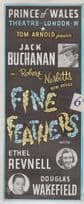 Fine Feathers Jack Buchanan Musical Prince Of Wales Old London Theatre Programme