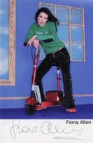 Fiona Allen Smack The Dead Pony Fat Slags Viz Hand Signed Photo