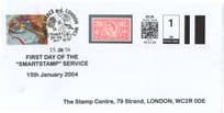 First Day Of The Smartstamp Royal Mail History HIGH VALUE RARE FDC Sealed