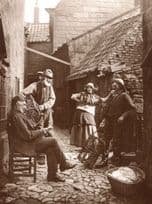 Fishing At Robin Hoods Bay Yorkshire Award Photo Postcard