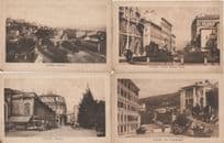 Fiume Via Valscurigna Mercati Sussak 4x Old Croatia Postcard s