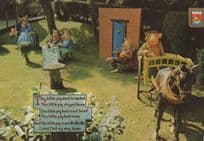 Five Little Pigs Nursery Rhyme at Blackchine Isle Of Wight Postcard