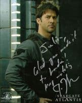 Flanigan Joe Stargate Atlantis Stunning 10x8 Hand Signed Photo