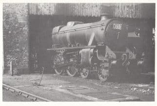 Fleetwood 1947 Station Railway 4948 Train MPD Lancashire Postcard