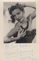 Florence Desmond 1960 Signed Photo At Henry Hall Live Concert