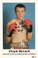 Floyd Havard British Flyweight Boxing Champion Hand Signed Photo