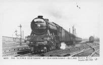 Flying Scotsman Train at Craigentinny Pamlin Prints Railway RPC Postcard
