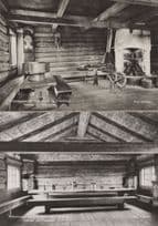 Folkemuseet Norway Museum 2x Vintage Real Photo Postcard s