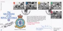 Football Legends Sport 1996 Military Squadrons Of The Royal Air Force Hand Signed FDC