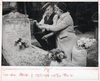 For The Love Of Ada Wilfred Pickles At Grave 10x8 TV Times Press Photo