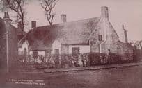 Formby Fire Disaster Destroyed Cottage Relic Lancashire Old RPC Postcard