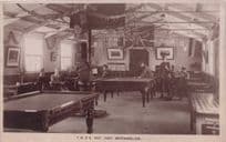 Fort Westmoreland YMCA Military Hut Irish Army Billiards Old Postcard