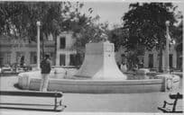 Fountain Mosaic Manufacters Shop Iquique Chile Old Postcard