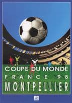 France 1998 FIFA 98 World Cup Montpellier Rare Postcard