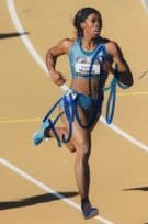 Francena McCorory USA Athlete Olympic Games Hand Signed Photo
