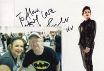 Frances Barber Dr Who Hand Signed 10x8 Autograph & COA PHOTO