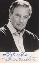 Francis Matthews Captain Scarlett Undedicated Mint Hand Signed Photo