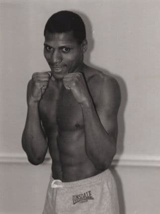Frank Eubank Manchester Boxer Rare Boxing Media Photo