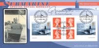 Frank Worthington The Silent Service Submarine Benham Hand Signed FDC