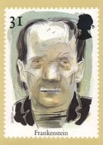 Frankenstein Of Horror Book RMPQ Stamp Rare Postcard