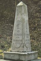 Frankfurt Milestone Borne Meilenstein Bei Limburg German Postcard