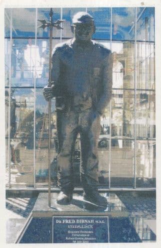 Fred Dibnah Bolton Stunt Man BBC TV Builder Steeplejack Trade Card