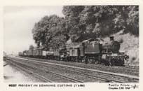 Freight In Sonning Cutting Nr Reading Station Train Postcard