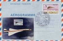 French Francais Aircraft Aerogramme 1992 Rare Cover
