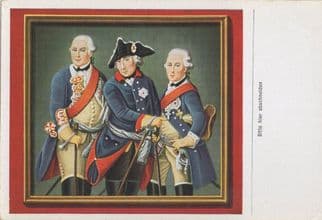 Friedrich II & Heinrich & Wilhelm II King Of Prussia Cigarette Card