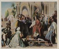 Friedrich II King Of Prussia In Sizilian Old German Cigarette Card