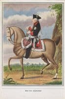 Friedrich II King Of Prussia Painting German Rare Cigarette Card