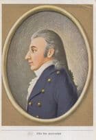 Friedrich Schiller German Theatre Playwright Old Painting Cigarette Card
